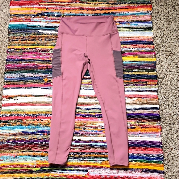Powerhold Fabletics Mauve Leggings - Picture 1 of 7